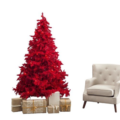 led plaster tree holiday decoration