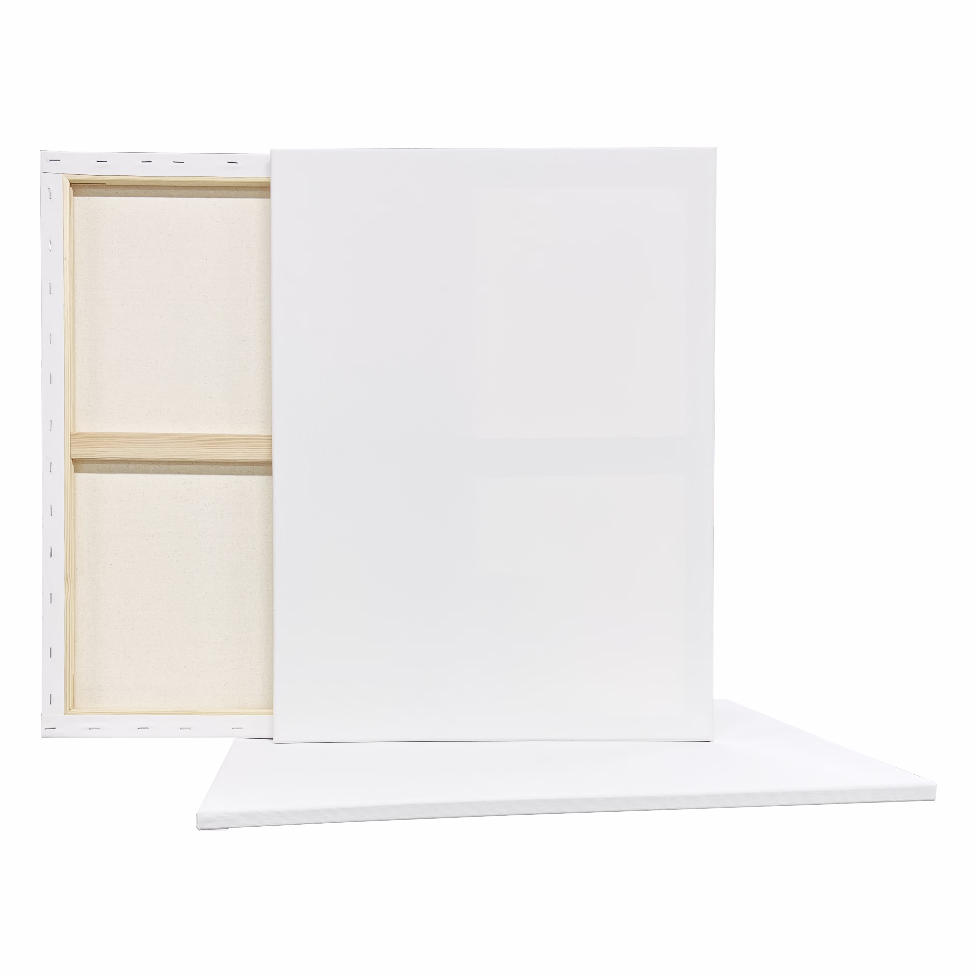 stretched cotton canvas painting surface 18 by 24 inches