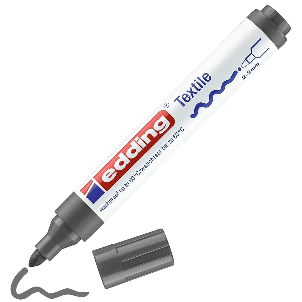 permanent grey fabric marker for textiles