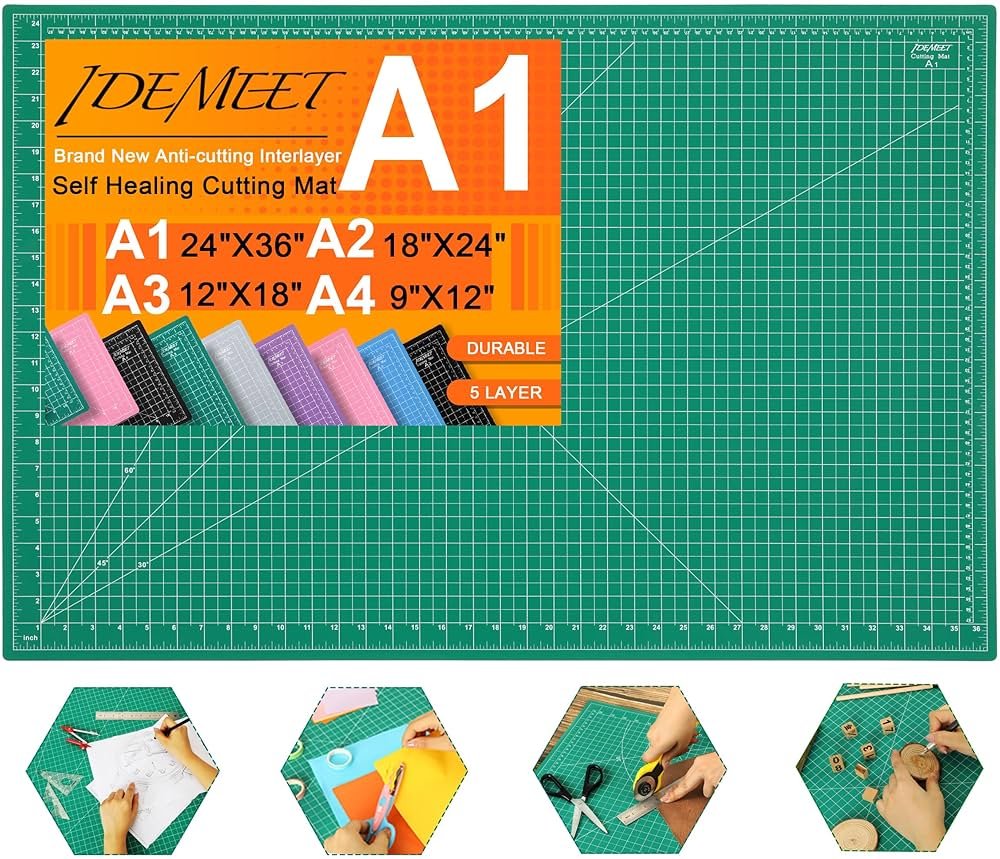 24x36 inch gridded cutting board for quilting