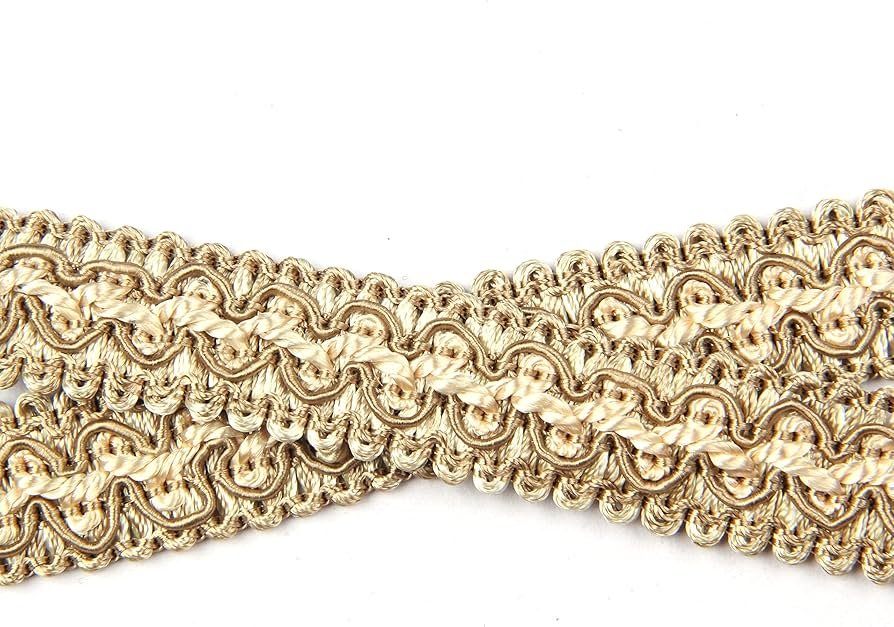 polyester braid trim for fabric edge finishing