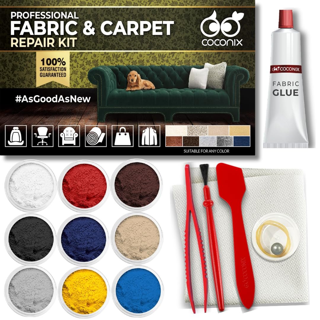 coconix fabric carpet repair kit for upholstery