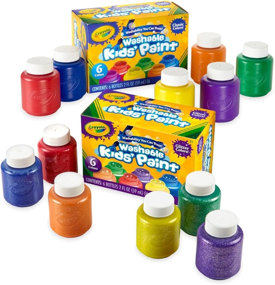crayola washable paint set for kids crafts