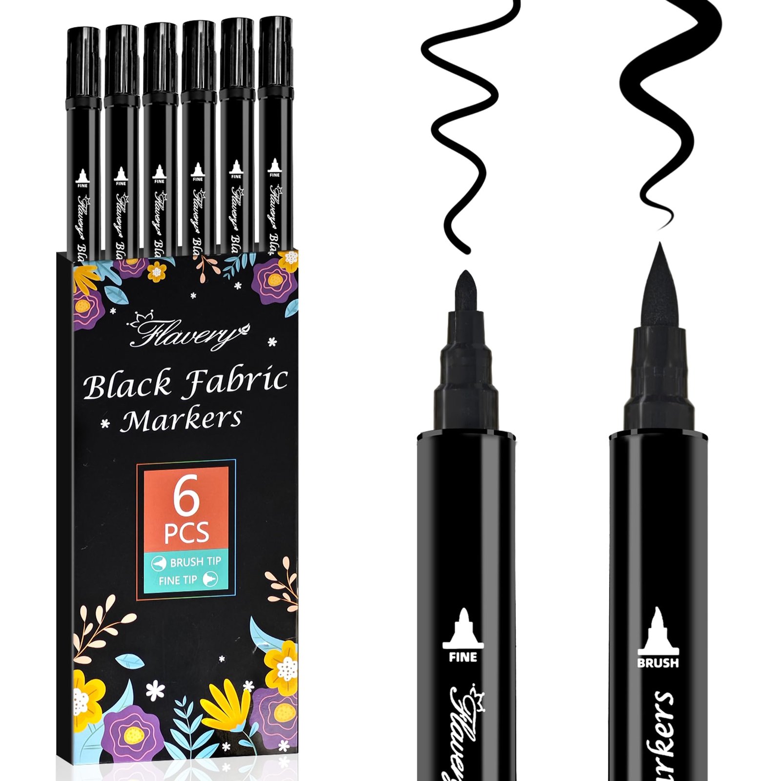 dual tip black fabric markers joann permanent pens
