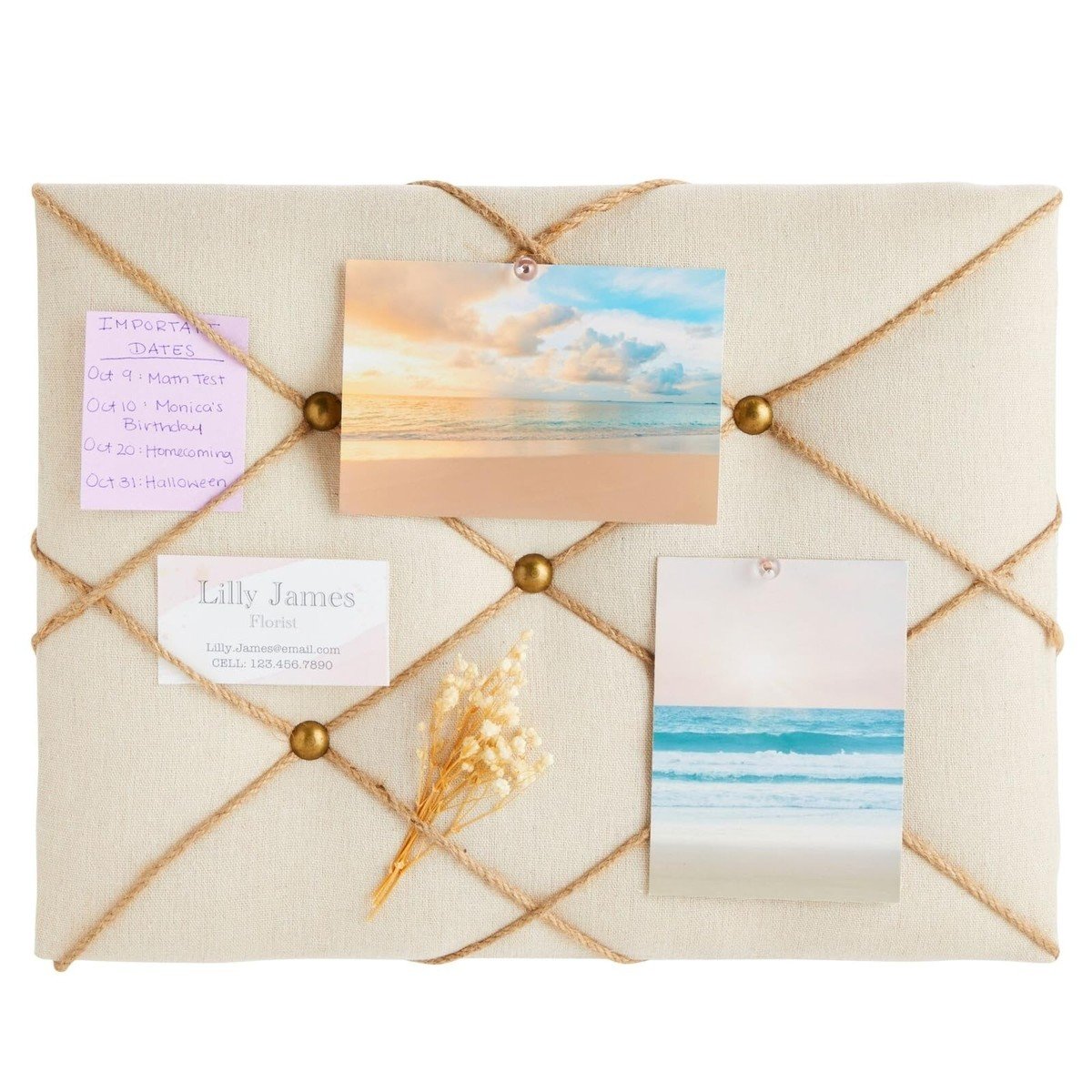 fabric bulletin board photo display for walls