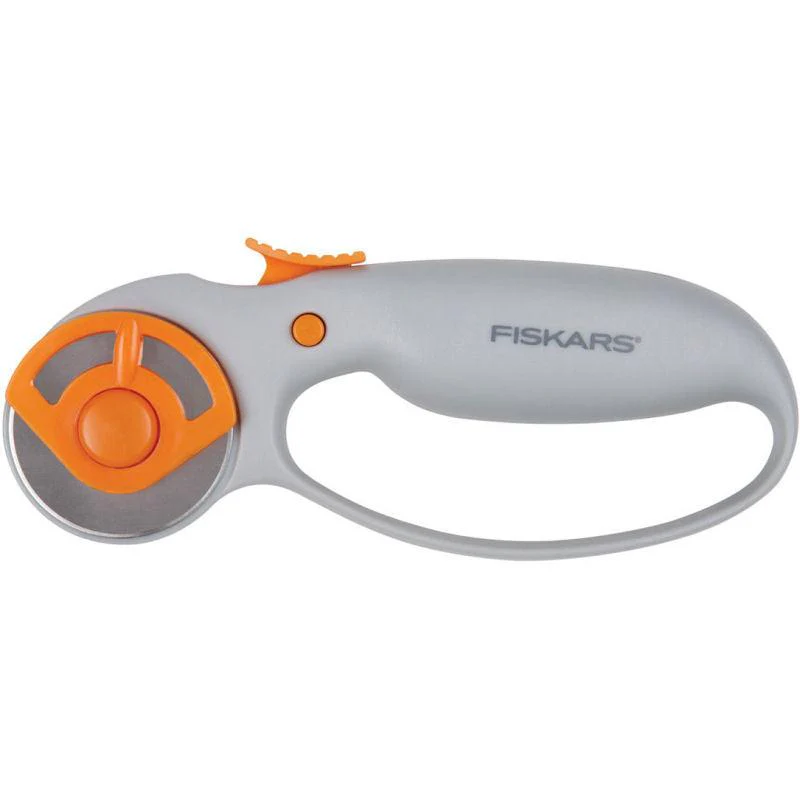 fiskars 45mm rotary cutter for fabric quilting sewing
