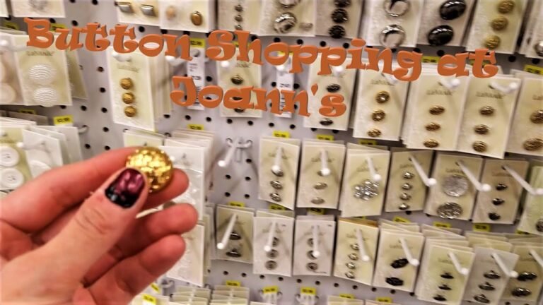 JOANN FABRICS BUTTONS