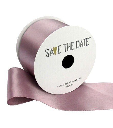 pink satin ribbon 1.5 inch width for wedding crafts