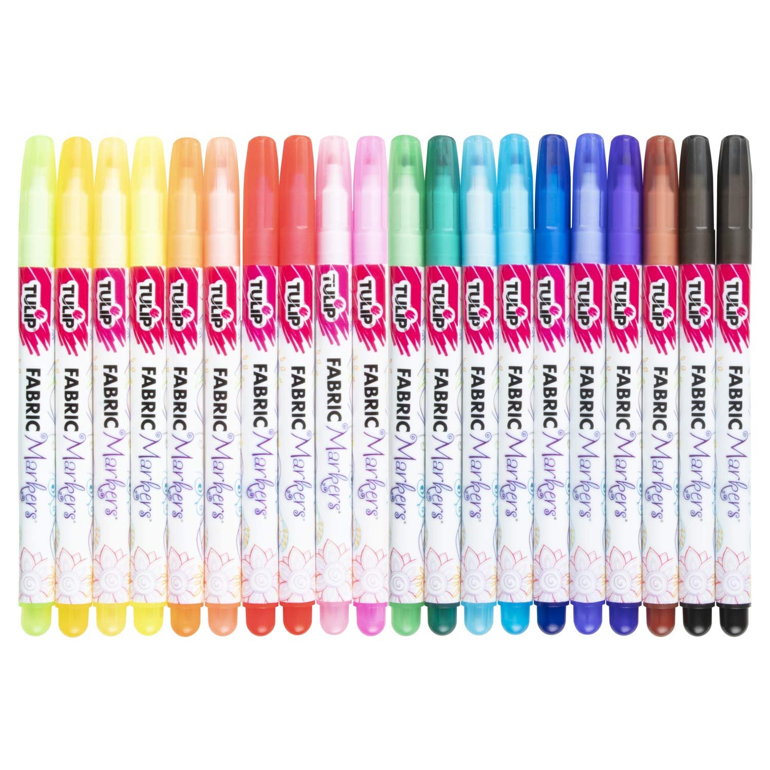 Joann Tulip fabric markers rainbow 20 pack