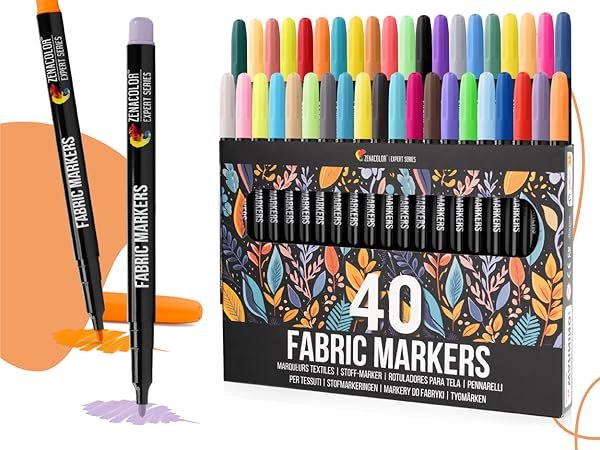 zenacolor fabric markers permanent set joann fabrics textiles