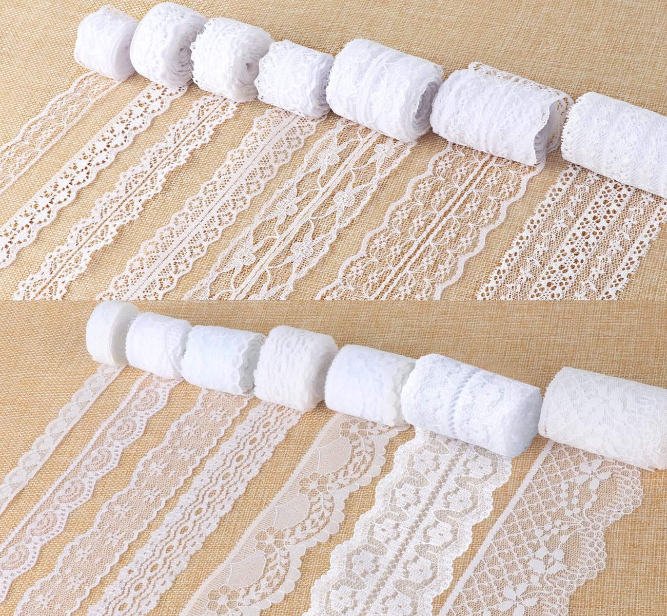 vintage white lace ribbon trim assorted widths