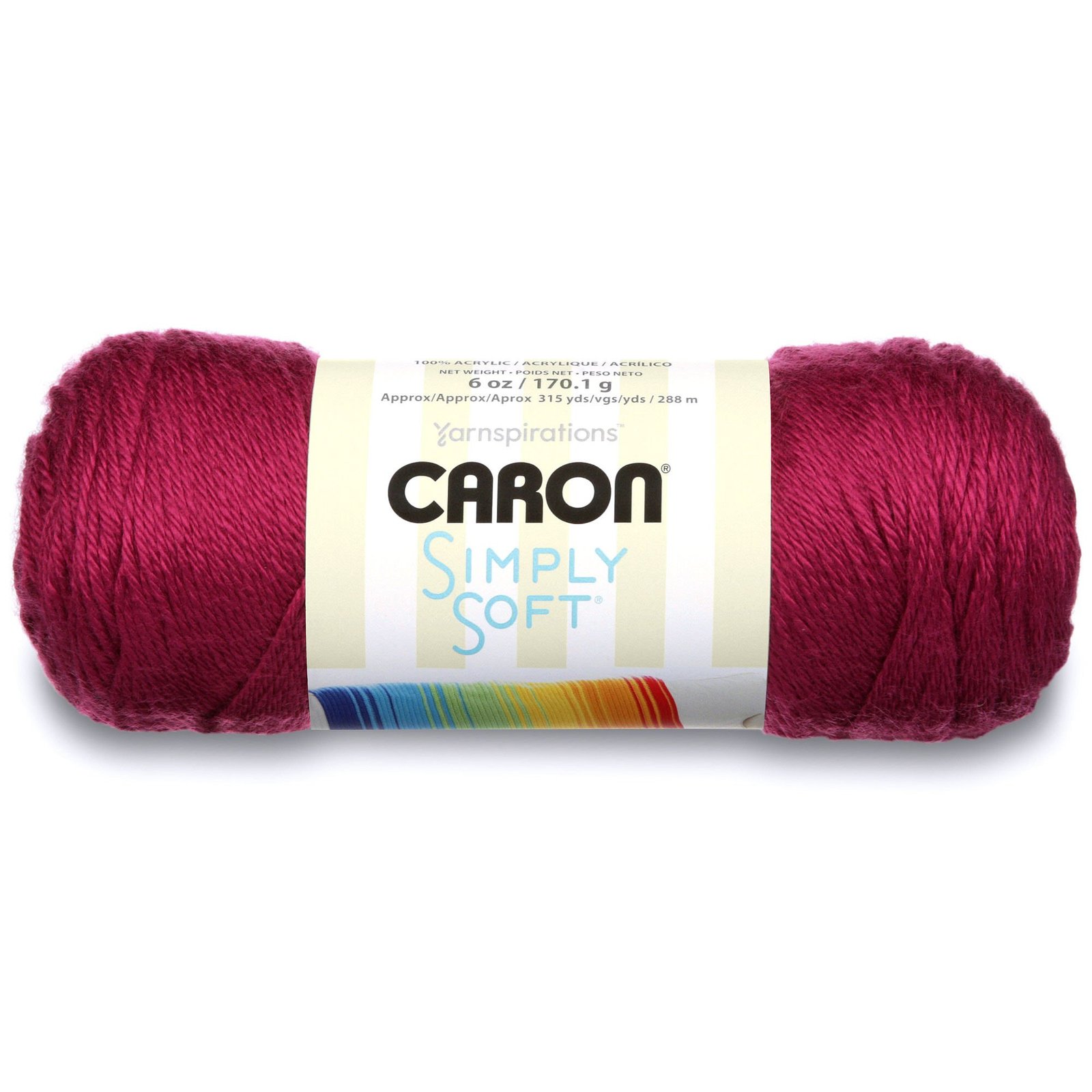 caron simply soft worsted yarn in multiple colors
